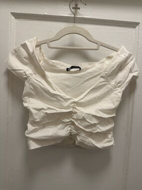 Zara Ruched Crop Top